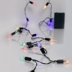 СВЕТЛИННА ЛИНИЯ С 20 LED КРУШКИ В РЕТРО СТИЛ