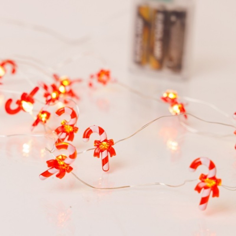 20 МИНИ LED СВЕТЛИНИ БОНБОН С ЧЕРВЕНА ПАНДЕЛКА 20 МИНИ LED СВЕТЛИНИ БОНБОН С ЧЕРВЕНА ПАНДЕЛКА