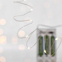 20 МИНИ LED СВЕТЛИНИ НА БАТЕРИИ С ТАЙМЕР