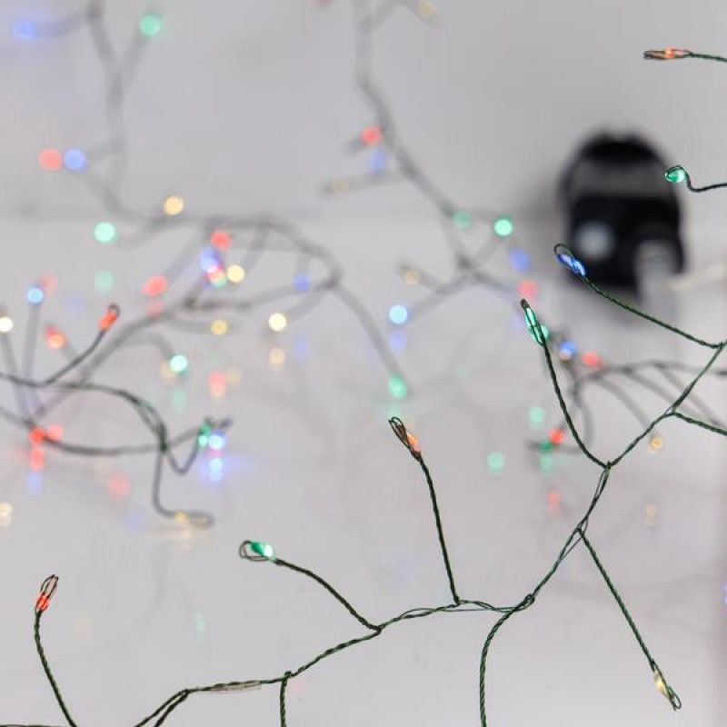 СВЕТЛИНЕН КЛАСТЕР 12 М, 960 LED, МНОГОЦВЕТЕН