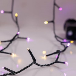 СВЕТЛИННА ЛЕНТА 240 LED ТОПЛА БЯЛА И ЛИЛАВА СВЕТЛИННА ЛЕНТА 240 LED ТОПЛА БЯЛА И ЛИЛАВА