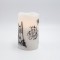 LIGHTED CANDLE WITH MOVING FLAME, HALLOWEEN DESIGN, TIMER, 7,5x12,5cm, IP20 147-15138