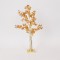 GOLD EUCALYPTUS TREE 60cm, BATTERY BOX 3xAA, TIMER, 40 MINI LED WARM WHITE, IP20 600-30717