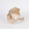 GEISHA UMBRELLA, BEIGE VELVET, 16x20cm 600-46906