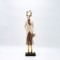REINDEER POLYRESIN, WITH SMOKING AND HAT, 38cm 600-47126