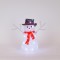 ACRYLIC SNOWMAN, ADAPTOR, 40 WHITE LED, 31x18x34cm, LEAD WIRE 5m, IP44 600-47215