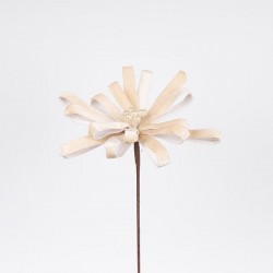 FLOWER BOW, CHAMPAGNE, 25x45cm 600-47410