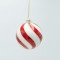 GLASS BALL, CANDY WITH GOLD GLITTER, SET 4PCS, 10cm 600-47449