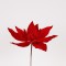 VELVET POINSETTIA, ALL RED, 30x24cm 600-47502