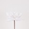 WHITE FLOWER, WITH WHITE BEADS, 27x15cm 600-47507