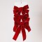 LITTLE VELVET BOWS, BURGUNDY, SET 3PCS, 16x24cm 600-47542