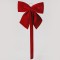 BOW, VELVET BURGUNDY, WITH RIBBON, 44cm 600-47570