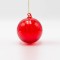 СТЪКЛЕНИ КОЛЕДНИ ТОПКИ, ЧЕРВЕНИ, КОМПЛЕКТ 4 БР.