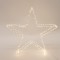 ACRYLIC STAR, 3,5V ADAPTOR, 140 WARM WHITE LED, LEAD WIRE 5m, 60x12x58cm, IP44 600-47902