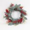 WREATH WITH RED PEARL BERRIES, 48cm 600-47981