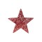 STAR WITH RED THREAD AND IRIDESCENT LITTLE STARS, 30cm 600-48052