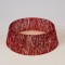 TREE SKIRT WITH RED THREAD AND IRIDESCENT LITTLE STARS, 60x20cm 600-48057