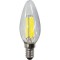 LAMP C35 FILAMENT 2,5W 525LM E14 3000K CLEAR 147-78337