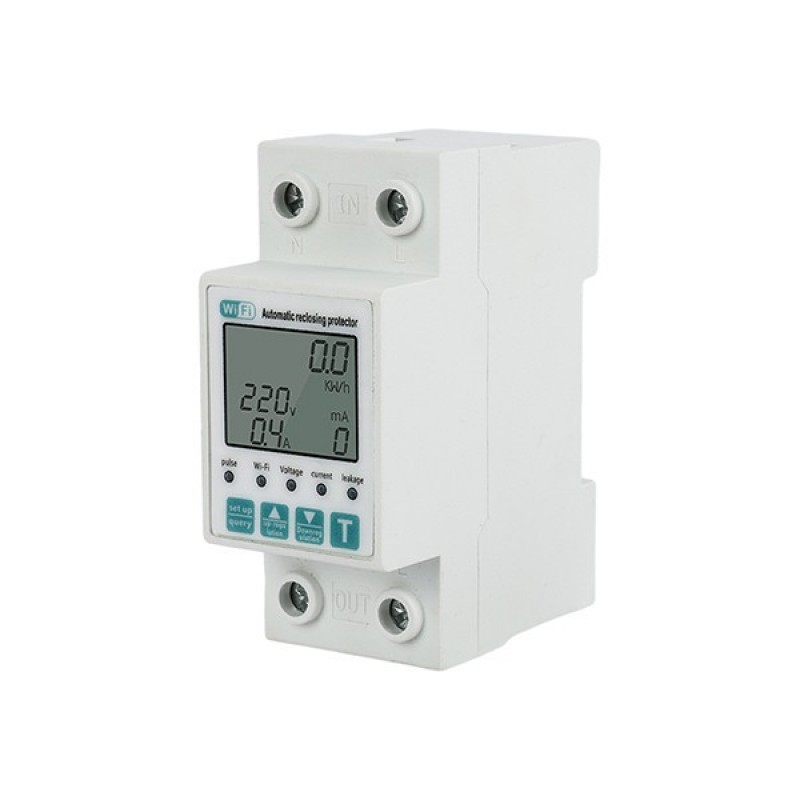 1 PHASE DIN RAIL METER DIGITAL NARROW WIFI 60A 147-02066