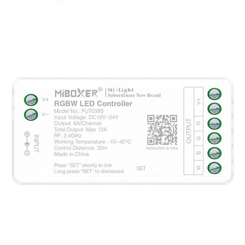 CONTROLLER RF RGBW DC 12V/216W 24V/432W 145-71420